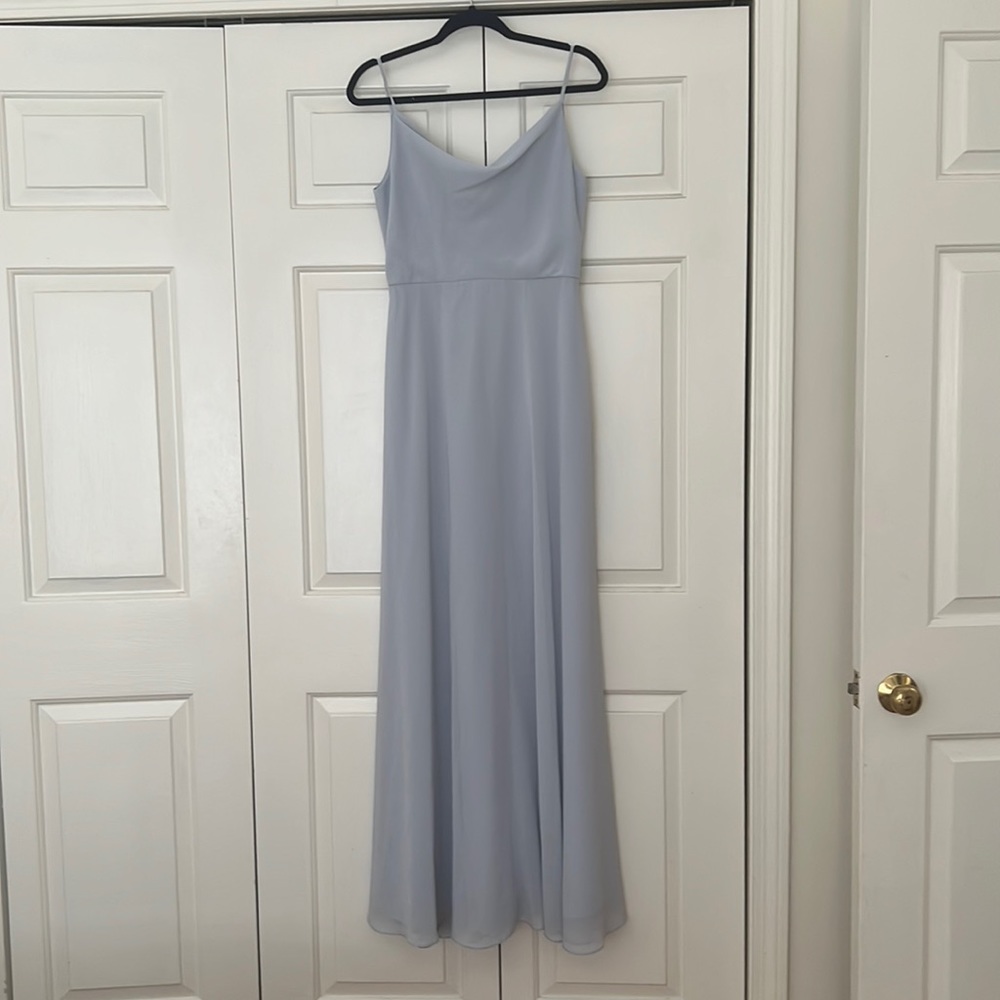 Jenny Yoo Colby in whisper blue
